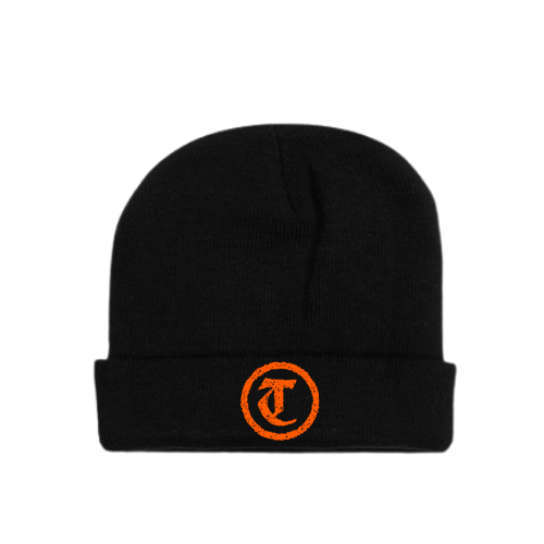 Orange Emblem Beanie